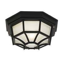 endon yg 0100 bl black outdoor porch light ip44