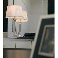 Endon BOUCHET Chrome And Crystal Table Lamp