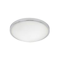 Endon EL-20097 2 Light Chrome Trim & Glass Bathroom Ceiling Light