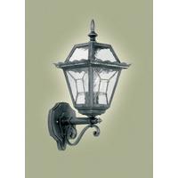 endon yg 4500 exterior wall lamp in black silver