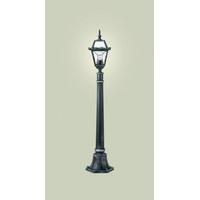 endon yg 4502 exterior lamp post in black silver