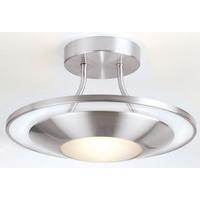 endon 387 30sc halogen semi flush in satin chrome