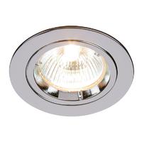Endon 52329 Cast Fixed Recessed Downlight in Chrome Finish
