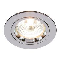 endon 52329 cast fixed recessed downlight in chrome finish