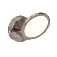 endon g3051013 pluto 1 light semi flush ceiling light in satin nickel  ...