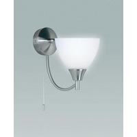 Endon 1805-1SC 1 Light Wall Light In Satin Chrome