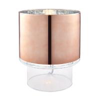 Endon 59846 Miko Glass and Bronze Table Lamp