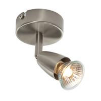 endon g2521013 amalfi satin nickel single spotlight