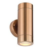 Endon ST5008C Odyssey Outdoor Up and Down Wall Light in Copper