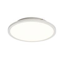 Endon G9446005 Ceres 250mm Flush Ceiling Light In Gloss White And Opal Plastic