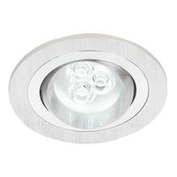 endon el 10090 adjustable led downlight aluminium finish