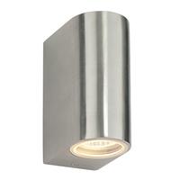 Endon 13915 Doron Outdoor Wall Light in Brushed Alloy Finish