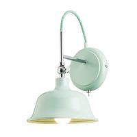 Endon 60760 Laughton Wall Light in Green Painted Finish