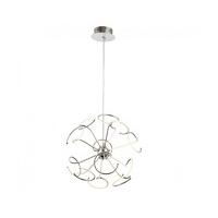 Endon 68884 Sandy 12 Light Ceiling Pendant In Chrome Plate And Frosted Acrylic