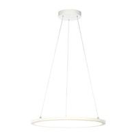 Endon G2087105 Smooth Ceiling Pendant In Gloss White And Frosted Pmma