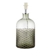 Endon 70219 Sadie Recycled Glass With Wire Netting And Chrome Plate Table Lamp - Base Only