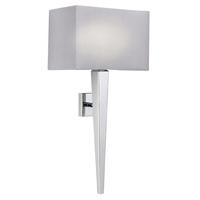 Endon MORETO-1WBCH Chrome Wall Light Complete With Shade