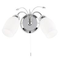 endon 2007 2wbch double wall light in chrome