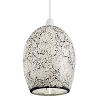 Endon NE-WINDSOR-WH White Mosaic Glass Shade