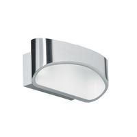 endon johnson ch led modern polished chrome wall bracket