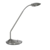 Endon HOLBORN-TLSN 1 Light Adjustable Head Satin Nickel Table Lamp