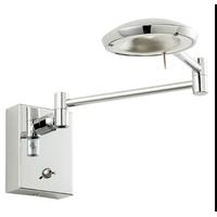 Endon ORTON-CH LED Chrome Swing Arm Wall Mounted Reading Light