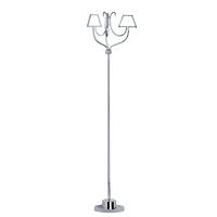 endon silhouette flch silhouette led floor lamp in chrome finish