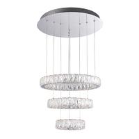 Endon 61336 Swayze Chrome and Clear Faceted Acrylic Ceiling Pendant Light