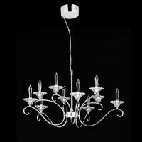 Endon MISCHA-10CH Mischa Clear Crystal and Chrome Chandelier