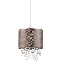 Endon NE-MOCCAS-AB Moccas Non Electric Ceiling Pendant Light in Antique Brass Finish