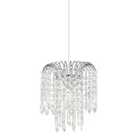 Endon NE-LEVENS-CH Levens Non Electric Ceiling Pendnat Light with Clear Acrylic Beads