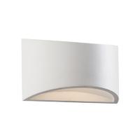 Endon 61639 Toko Wall Washer Light in White Plaster Finish 200 mm