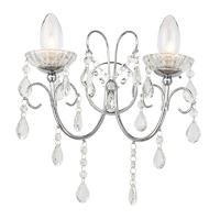 Endon 61385 Tabitha Crystal Glass Wall Light IP44