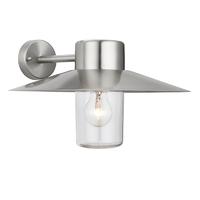Endon 60797 Fenwick Outdoor Wall Light in Polished Stainless Steel IP44