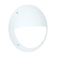 Endon 55692 Seran Eyelid Outdoor Wall Light in White