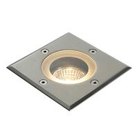 Endon GH88042V Pillar Outdoor Square Ground Recessed Light in Polished Stainless Steel