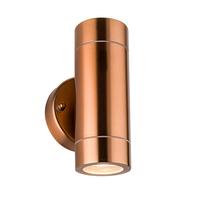 Endon 55638 Palin Outdoor Wall Light in Copper