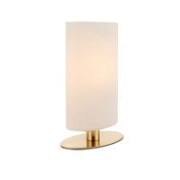 Endon 68846 Palmer Touch Table Lamp In Brushed Gold And Matt Opal Duplex Glass