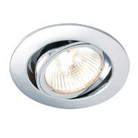 Endon 52332 Cast Adjustable Recessed Downlight in Chrome Finish