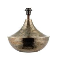 Endon 69806 Gwendoline Table Lamp In Hammered Matt Antique Brass - Base Only