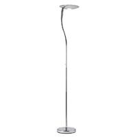 endon rimini ch rimini chrome and frosted glass floor lamp