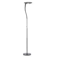 endon rimini bc rimini black chrome and frosted glass floor lamp