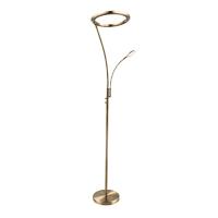 Endon 61134 Seville Antique Brass Mother And Child Floor Lamp
