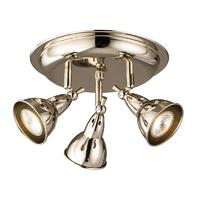 Endon 59935 Burbidge Bright Nickel Triple Ceiling Spotlight