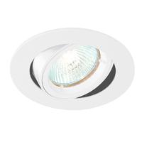 Endon 52334 Cast Adjustable Recessed Downlight in Gloss White Paint