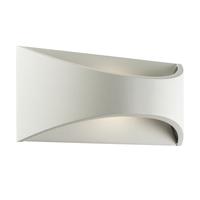 Endon 64745 Vulcan Outdoor Small Wall Light in White Paint