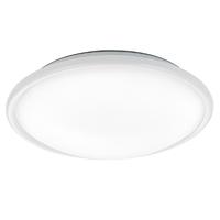 Endon EL-1725-WH Luna White Glass Ceiling Flush Ligh
