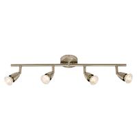 Endon 60995 Amalfi Satin Nickel Four Bar Spotlight