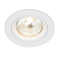 Endon 52331 Cast Fixed Recessed Downlight in White Finish