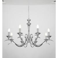 Endon KORA-8CH Traditional 8 Light Chandelier With Chrome Finish